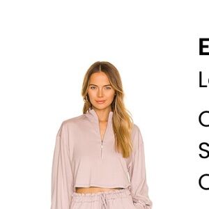 Lovers + Friends Elise pullover in bark